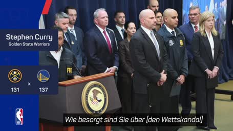 Curry zu NBA-Skandal: Zwei Trainer vom FBI festgenommen