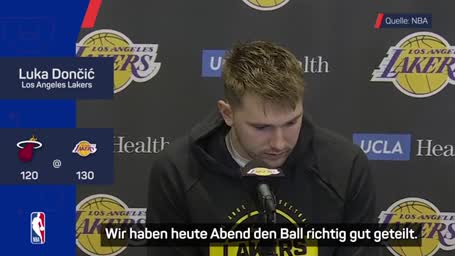 Doncic lobt Einfluss von Smart