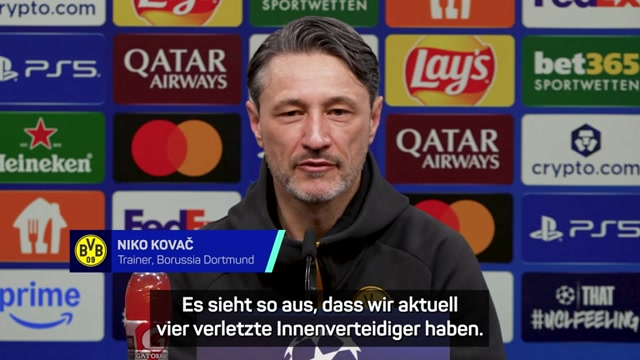 Vier Ausfälle: Kovač gehen die Innenverteidiger aus