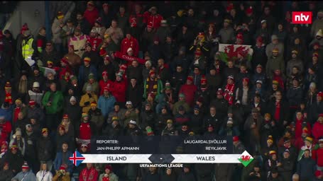 Nations League: Vier Tore bei Island vs. Wales