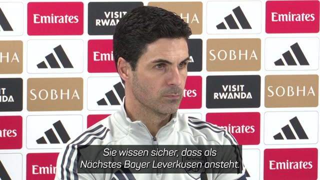 Arteta über Leverkusen: "Freuen uns sehr" Arteta über Leverkusen: "Freuen uns sehr"